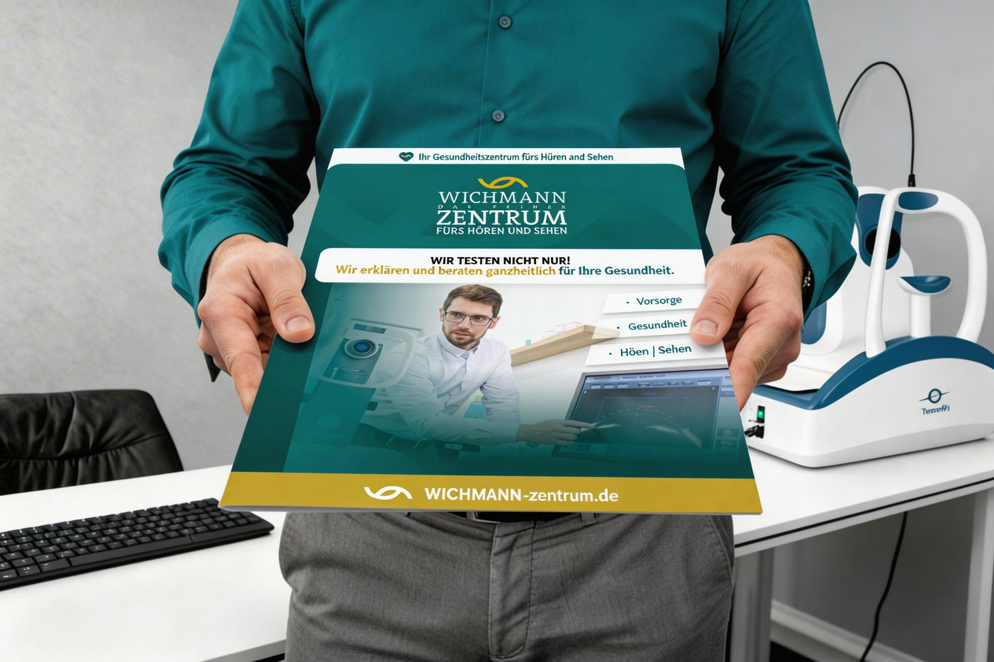 Wichmann Zentrum Peine OCT Scan Mappe klein 3