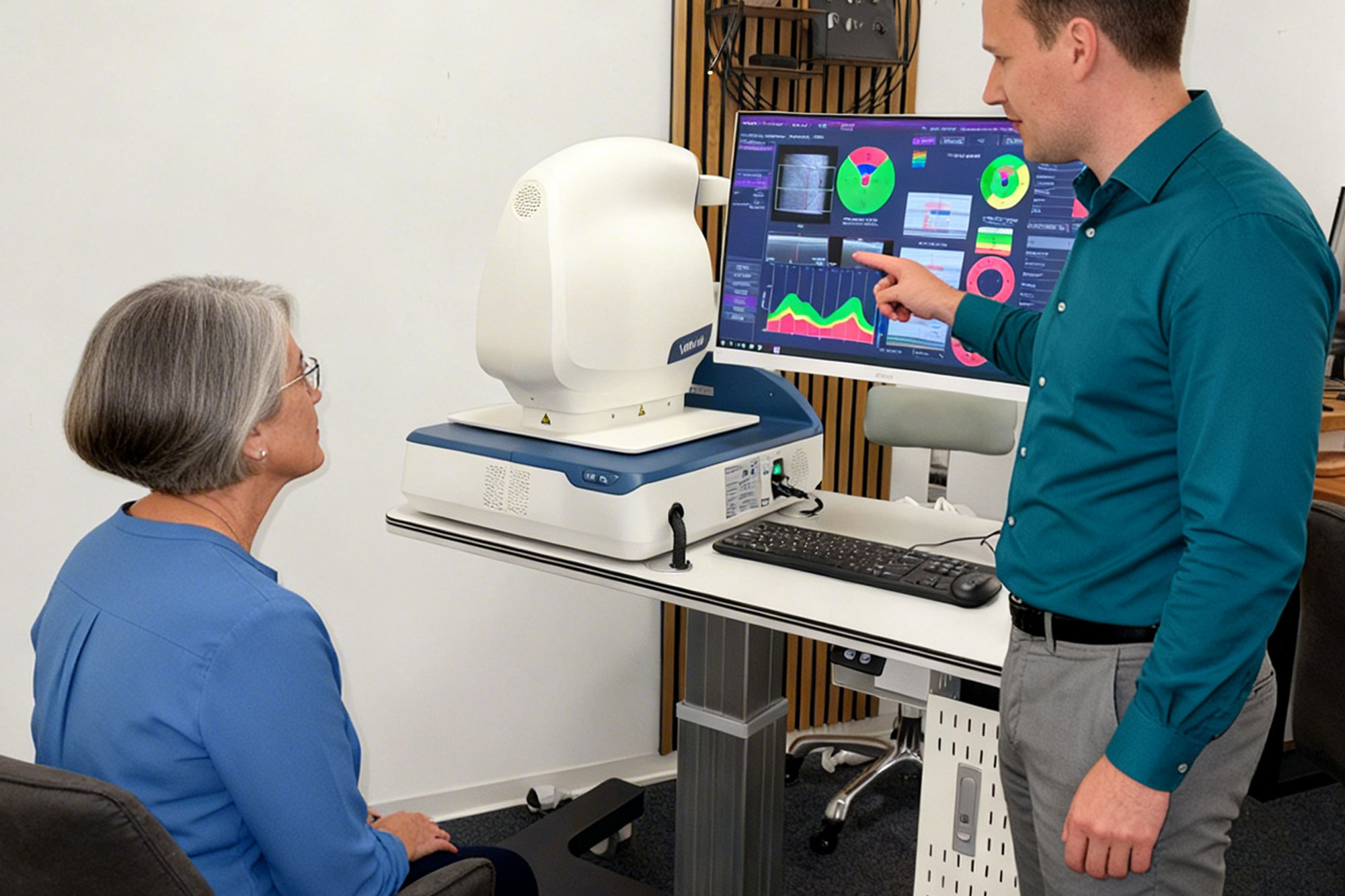 Wichmann Zentrum Peine OCT Scan ergebnis